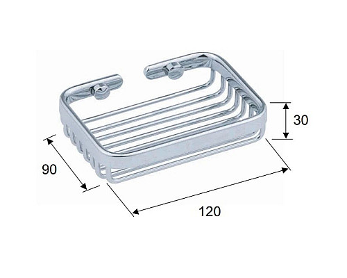 Купить Мыльница Remer Bagno RB211CR в магазине сантехники Santeh-Crystal.ru