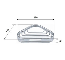Мыльница Remer Bagno RB271CR