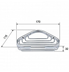 Мыльница Remer Bagno RB271CR