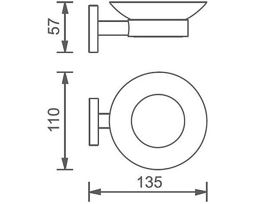 Купить Мыльница Aquanet 00241913 в магазине сантехники Santeh-Crystal.ru