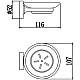 Приобрести Мыльница Savol 87 S-008759 в магазине сантехники Santeh-Crystal.ru