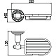 Заказать Мыльница Savol 66C S-006632C в магазине сантехники Santeh-Crystal.ru