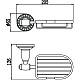 Заказать Мыльница Savol 66H S-006632H в магазине сантехники Santeh-Crystal.ru