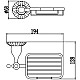 Заказать Мыльница Savol 89C S-08932C в магазине сантехники Santeh-Crystal.ru