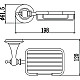 Заказать Мыльница Savol 69 S-006932 в магазине сантехники Santeh-Crystal.ru