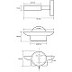 Приобрести Мыльница Bemeta Amber 155108042 в магазине сантехники Santeh-Crystal.ru