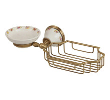 Мыльница с полочкой Migliore Provance ML.PRO-60.526.BR