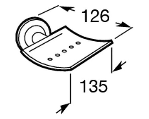 Приобрести Мыльница Roca Hotels 815410001 в магазине сантехники Santeh-Crystal.ru