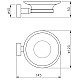 Приобрести Мыльница Nicolazzi Minimale 1487MCR в магазине сантехники Santeh-Crystal.ru