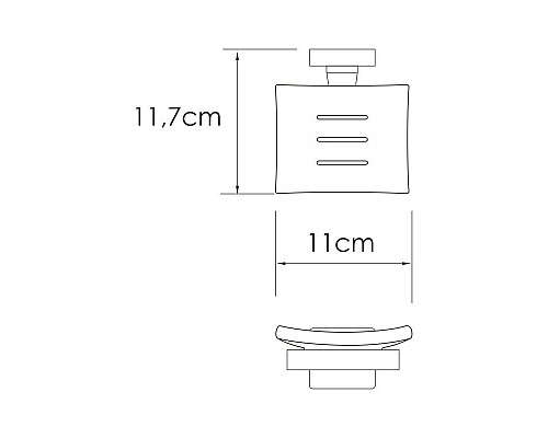 Купить Мыльница WasserKRAFT Rhin K-8729 в магазине сантехники Santeh-Crystal.ru