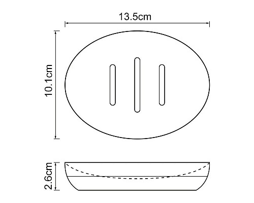 Купить Мыльница WasserKRAFT Vils K-6129 в магазине сантехники Santeh-Crystal.ru