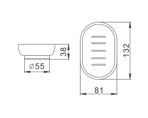 Santeh-Crystal.ru: Мыльница Haiba HB751 Приобрести Мыльница Haiba HB751 в магазине сантехники Santeh-Crystal.ru