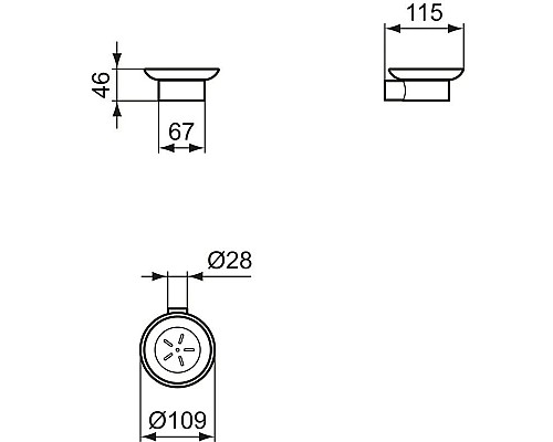 Купить Мыльница Ideal Standard Conca T4509A2 в магазине сантехники Santeh-Crystal.ru