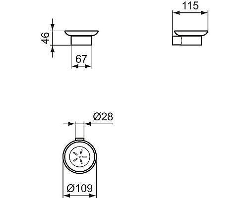 Приобрести Мыльница Ideal Standard Conca T4509A5 в магазине сантехники Santeh-Crystal.ru