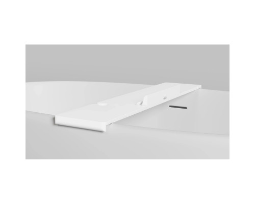 Полка на ванну Salini S-Stone Gabbiano 1906201M 90 см, белый матовый