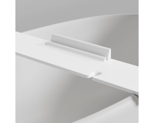 Полка на ванну Salini S-Stone Gabbiano 1906201M 90 см, белый матовый