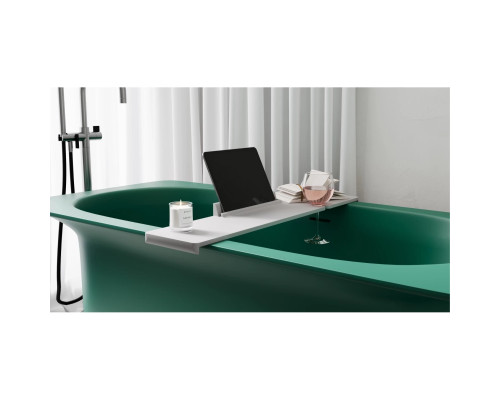 Полка на ванну Salini S-Stone Gabbiano 1906201M 90 см, белый матовый