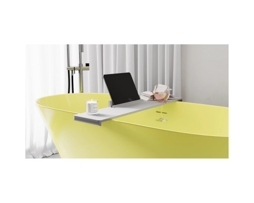 Полка на ванну Salini S-Stone Gabbiano 1906201M 90 см, белый матовый