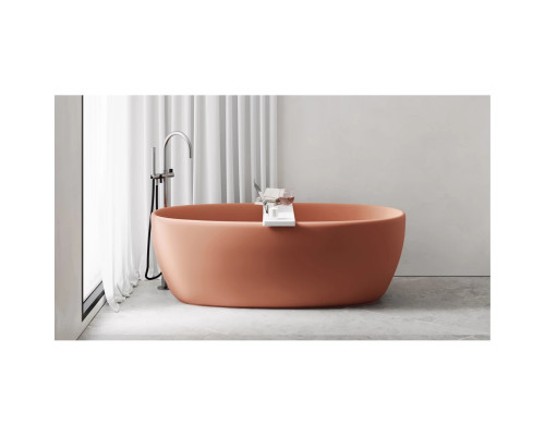 Полка на ванну Salini S-Stone Gabbiano 1906201M 90 см, белый матовый