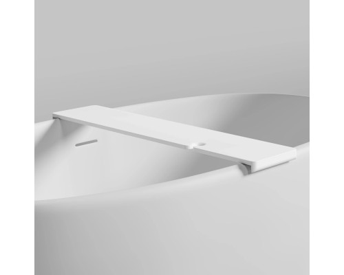 Полка на ванну Salini S-Stone Gabbiano Basic 1906202M 90 см, белый матовый