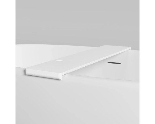 Полка на ванну Salini S-Stone Gabbiano Basic 1906202M 90 см, белый матовый