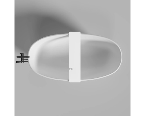 Полка на ванну Salini S-Stone Gabbiano Basic 1906202M 90 см, белый матовый