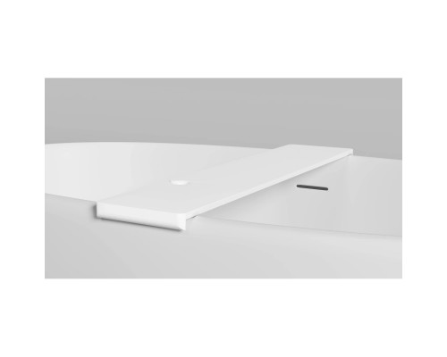 Полка на ванну Salini S-Stone Gabbiano Basic 1906202M 90 см, белый матовый