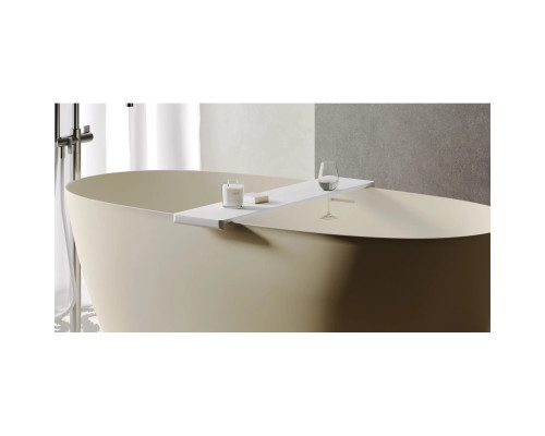 Полка на ванну Salini S-Stone Gabbiano Basic 1906202M 90 см, белый матовый