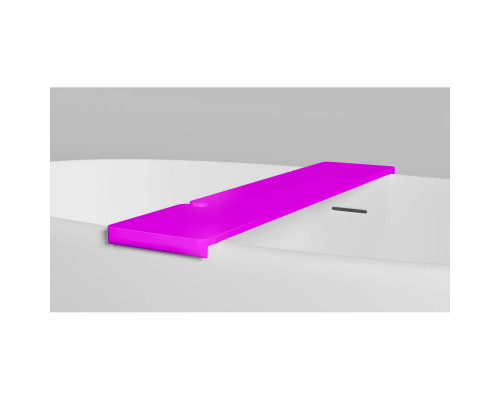 Полка на ванну Salini S-Stone Gabbiano Basic 1906202MF 90 см, покраска по RAL матовый полностью