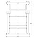 Заказать Полка для полотенец 60 см FBS Nostalgy NOS 042 в магазине сантехники Santeh-Crystal.ru