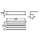 Купить Полка для полотенец 60 см Art&Max Ultima AM-F-8925 в магазине сантехники Santeh-Crystal.ru