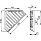 Приобрести Полка угловая KEUCO 24903010000 в магазине сантехники Santeh-Crystal.ru