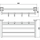 Купить Полка для полотенец 48,2 см Savol 95 S-509544 в магазине сантехники Santeh-Crystal.ru