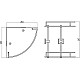 Заказать Полка угловая 26,3х26,3 см Savol 95 S-095322 в магазине сантехники Santeh-Crystal.ru