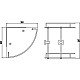 Заказать Полка угловая 26,3х26,3 см Savol 99 S-099322 в магазине сантехники Santeh-Crystal.ru