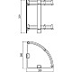 Купить Полка угловая 26х26 см Savol S-003021 в магазине сантехники Santeh-Crystal.ru