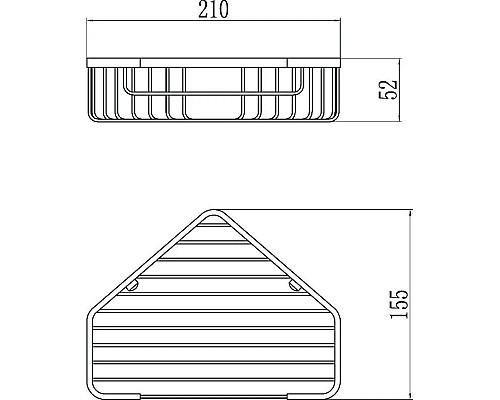 Заказать Полка угловая Savol S-002832-1 в магазине сантехники Santeh-Crystal.ru