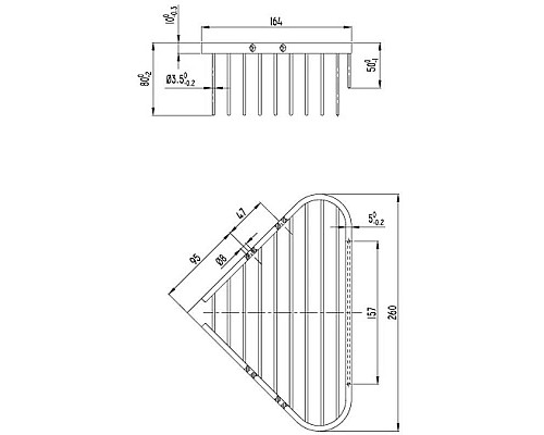 Купить Полка Villeroy & Boch Elements-Tender TVA15100900061 в магазине сантехники Santeh-Crystal.ru