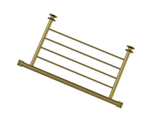 Купить Полка для полотенец 43,8 см состаренная бронза Сунержа 05-2012-4370 в магазине сантехники Santeh-Crystal.ru