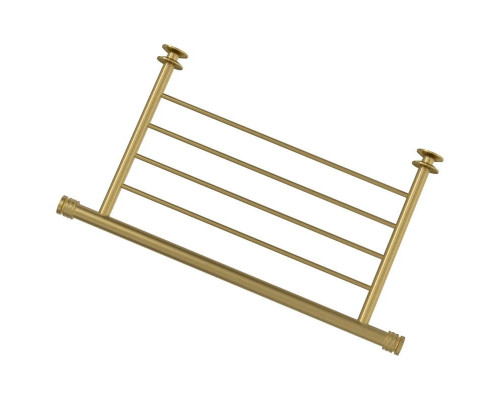 Купить Полка для полотенец 43,8 см состаренная латунь Сунержа 051-2012-4370 в магазине сантехники Santeh-Crystal.ru