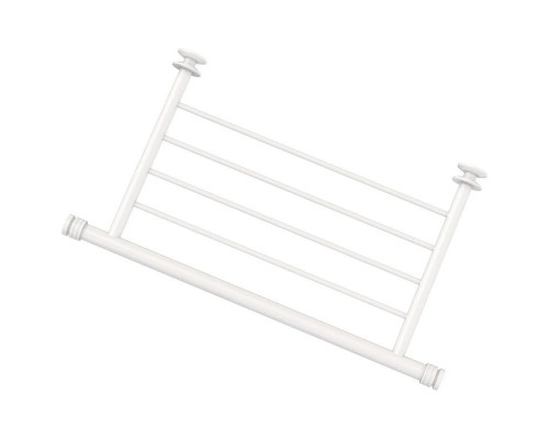 Приобрести Полка для полотенец 43,8 см белый глянец Сунержа 12-2012-4370 в магазине сантехники Santeh-Crystal.ru