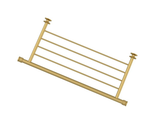 Купить Полка для полотенец 53,8 см золотой матовый Сунержа 032-2012-4470 в магазине сантехники Santeh-Crystal.ru
