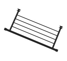 Полка для полотенец 53,8 см черный матовый Сунержа 31-2012-4470