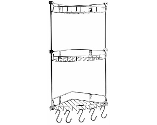 Купить Полка угловая WasserKRAFT К-1233 в магазине сантехники Santeh-Crystal.ru