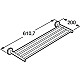 Заказать Полка для полотенец 61 см Roca Twin 816707001 в магазине сантехники Santeh-Crystal.ru