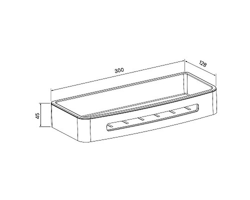 Купить Полка IDDIS SHE10SPi44 в магазине сантехники Santeh-Crystal.ru