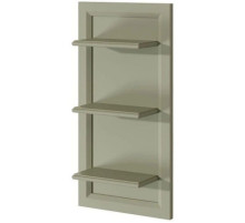 Панель с полками фисташковый матовый Caprigo Jardin 10470-B059