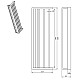 Полка для полотенец 63 см AltroBagno Aperto AltroBagnoAperto081504Cr