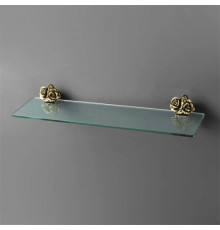 Полка стеклянная 60 см бронза Art&Max Rose AM-0913-B