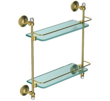 Полка стеклянная 45,7 см Art&Max Antic Crystal AM-E-2682BSJ-Do